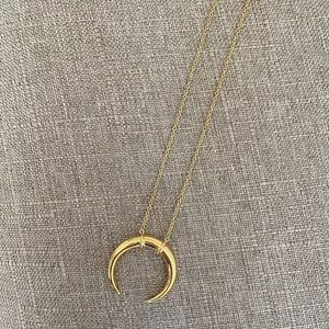 Gorjana Gold Crescent Necklace